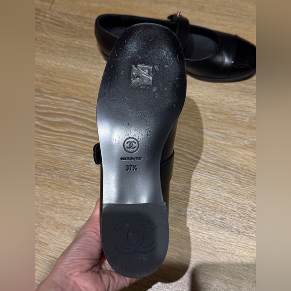 Chanel Black Mary Jane Flats - Picture 8 of 8